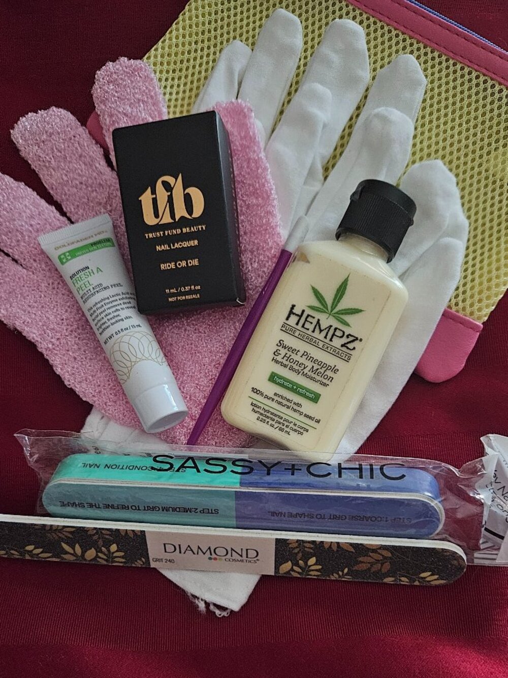 Unisex Hand Care Kit HEMPZ Brand TSA approved
